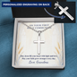 On Your First Holy Communion – Engraved Cross Necklace with Ball Chain