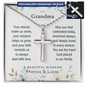 Dear Grandma — Cross Necklace with Ball Chain | A Beautiful Blessing Christian Gift