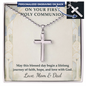 First Holy Communion Cross Necklace – A Lifelong Journey of Faith Keepsake