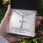 On Your First Holy Communion – Engraved Cross Necklace with Ball Chain