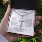 Get Well Soon Cross Necklace with Personalized Card – Engraved Faith Gift for Someone Sick