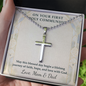 First Holy Communion Cross Necklace – A Lifelong Journey of Faith Keepsake