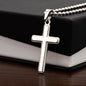 Dear Grandma — Cross Necklace with Ball Chain | A Beautiful Blessing Christian Gift