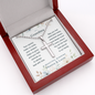 Dear Grandma — Cross Necklace with Ball Chain | A Beautiful Blessing Christian Gift