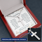 Dear Grandma — Cross Necklace with Ball Chain | A Beautiful Blessing Christian Gift