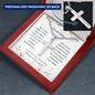 Dear Grandma — Cross Necklace with Ball Chain | A Beautiful Blessing Christian Gift