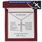 Get Well Soon Cross Necklace with Personalized Card – Engraved Faith Gift for Someone Sick