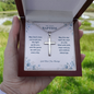 Personalized Baptism Gift for Boy – Engraved Cross Necklace