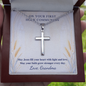 On Your First Holy Communion – Engraved Cross Necklace with Ball Chain