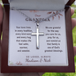 Personalized Cross Necklace for Grandma with Ball Chain – Christian Grandmother Gift
