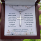 Dear Grandma — Cross Necklace with Ball Chain | A Beautiful Blessing Christian Gift