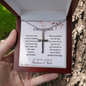 Personalized Cross Necklace for Grandma with Ball Chain – Christian Grandmother Gift
