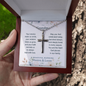 Dear Grandma — Cross Necklace with Ball Chain | A Beautiful Blessing Christian Gift