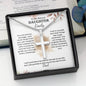 Personalized cross necklace with engraved message — Christian gift for daughter from Dad | The Faith World
