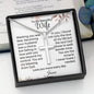 Engraved cross necklace — personalized Christian gift for wife | The Faith World