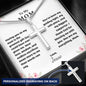 Personalized cross necklace — Christian gift for Mom | The Faith World