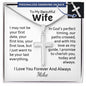 Engraved stainless steel cross necklace — Christian gift for him | The Faith World