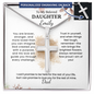 Personalized cross necklace with engraved message — Christian gift for daughter from Dad | The Faith World
