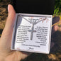 Engraved cross necklace — personalized Christian gift for wife | The Faith World