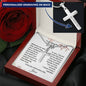 Engraved cross necklace — personalized Christian gift for wife | The Faith World
