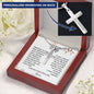 Engraved cross necklace — personalized Christian gift for wife | The Faith World