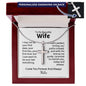 Engraved stainless steel cross necklace — Christian gift for him | The Faith World