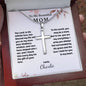 Personalized cross necklace — Christian gift for Mom from her children | The Faith World