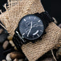 Engraved graduation watch closeup — personalized Christian gift for son | The Faith World