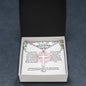 Timeless Bond cross necklace for daughter — Christian gift | The Faith World