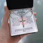 Timeless Bond cross necklace for daughter — Christian gift | The Faith World