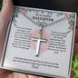 Timeless Bond cross necklace for daughter — Christian gift | The Faith World
