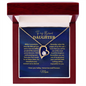 Forever Love Necklace for Daughter | Heart Crystal Gift from Mom or Dad