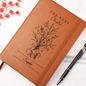 The Next Chapter floral graduation journal — personalized gift for her | The Faith World