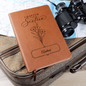 Personalized Sweet Sixteen Journal — Chapter Sixteen Tulip Floral Notebook