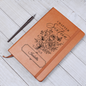 Chapter Sixteen floral notebook open pages — sweet 16 personalized journal | The Faith World