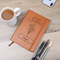 Personalized Sweet Sixteen Journal — Chapter Sixteen Tulip Floral Notebook