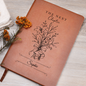 The Next Chapter floral graduation journal — personalized gift for her | The Faith World