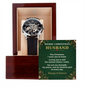 Men's Openwork Watch – Always & Forever Card, Black Leather Band