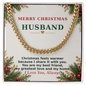Cuban Link Chain Necklace for Men – Christmas Gift for Husband
