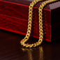 Cuban Link Chain Necklace for Men – Christmas Gift for Husband