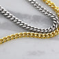 Cuban Link Chain Necklace for Men – Christmas Gift for Husband