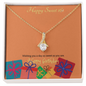 Sweet blossom necklace in gold and silver — sweet 16 birthday gift for daughter | Nordenzi