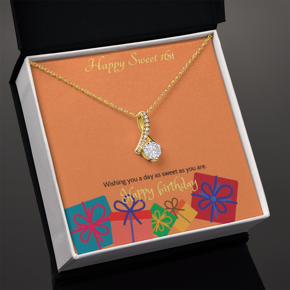 Sweet blossom necklace in gold and silver — sweet 16 birthday gift for daughter | The Faith World