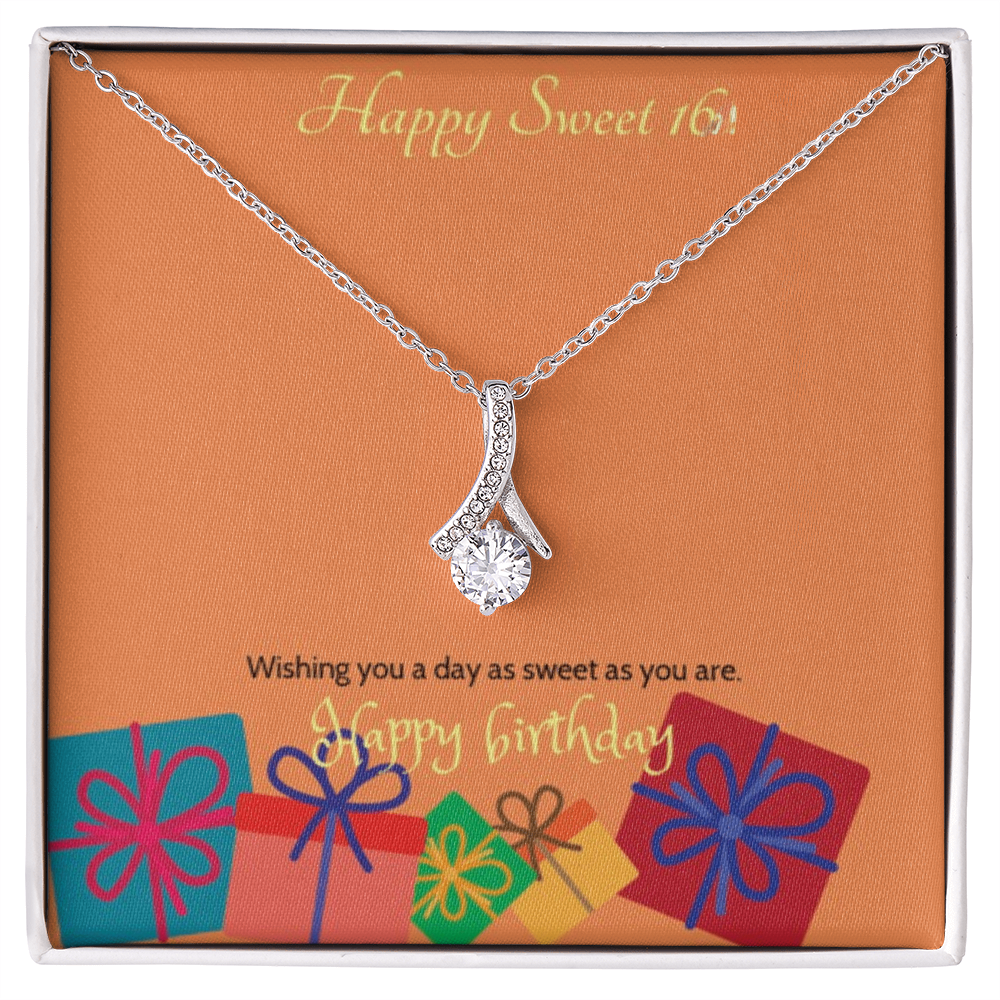 Sweet blossom necklace in gold and silver — sweet 16 birthday gift for daughter | The Faith World