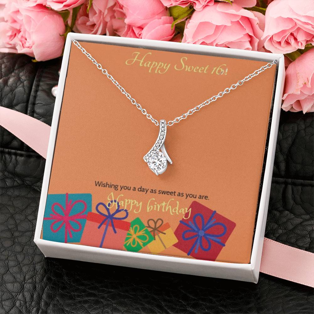 Sweet blossom necklace in gold and silver — sweet 16 birthday gift for daughter | The Faith World