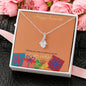 Sweet blossom necklace in gold and silver — sweet 16 birthday gift for daughter | Nordenzi
