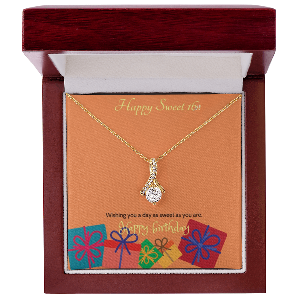 Sweet blossom necklace in gold and silver — sweet 16 birthday gift for daughter | The Faith World