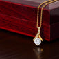 Sweet blossom necklace in gold and silver — sweet 16 birthday gift for daughter | Nordenzi