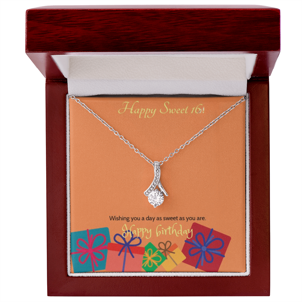 Sweet blossom necklace in gold and silver — sweet 16 birthday gift for daughter | The Faith World