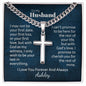 Cuban link chain and engraved cross — Christian gift for husband | The Faith World